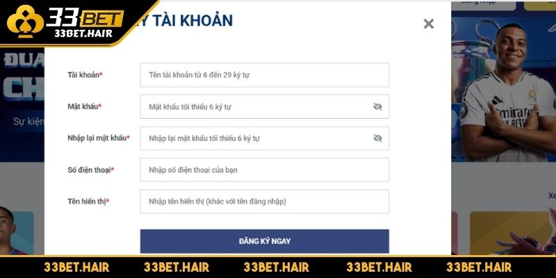 Những điều kiện cần biết khi đăng ký 33BET cho tân binh