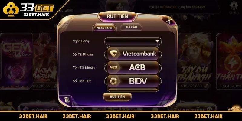 Một số lưu ý quan trọng khi rút tiền 33BET cần ghi nhớ
